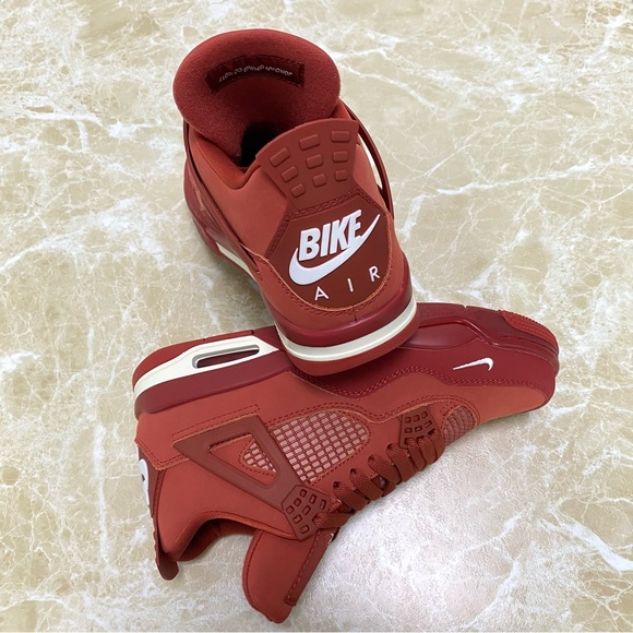 Jordan 4 Retro Brick by Brick -Men's Casual Sneakers Shoes - Picture 10 of 10